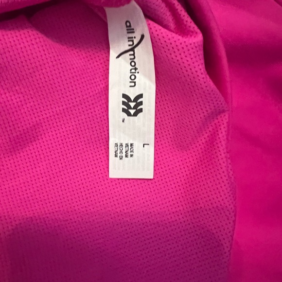 Pink one shoulder active dress - Picture 2 of 2